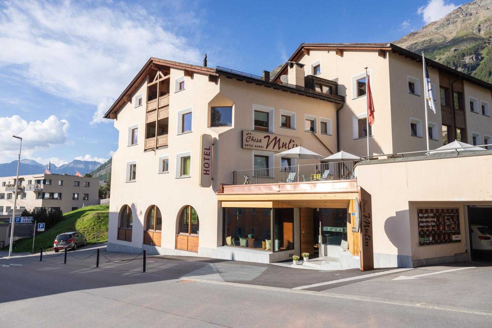 Hotel Garni Chesa Mulin Pontresina Eksteriør bilde